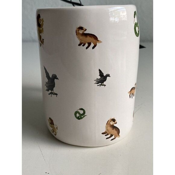 Rae Dunn Hogwarts Houses Mug Harry Potter Gryffindor Slytherin Hufflepuff NEW - Picture 5 of 10